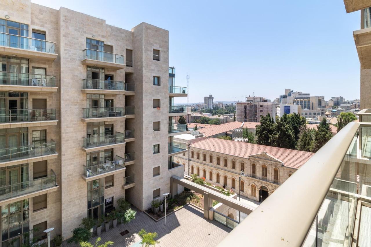 Luxury One-Bedroom Apartment/Parking In City Center القدس المظهر الخارجي الصورة